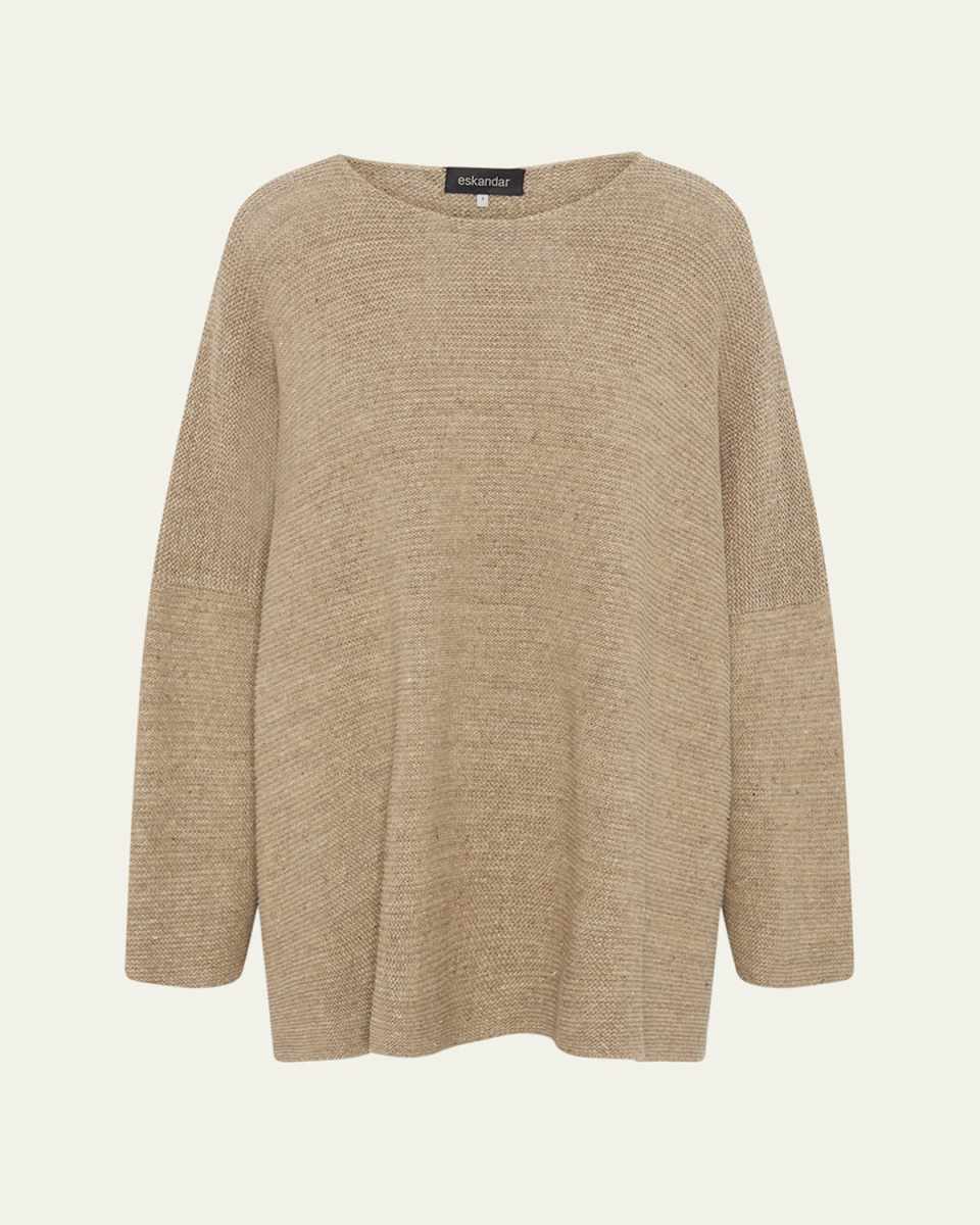 Bateau Neck Sweater (Mid Plus Length)